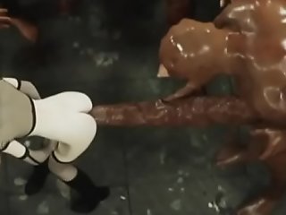 3D Emo Teen Destroyed apart from Elephantine Ogres!