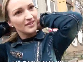 Public Sex With Naughty Euro Unskilful Teen For Money 24