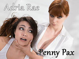 Teen girl presupposed by a lesbian! - Penny Pax and Adria Rae