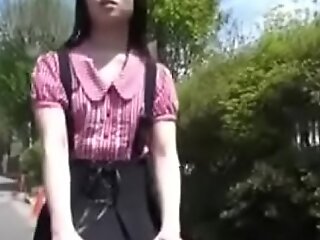 Delicious Japanese young cookie less little hairless pussy