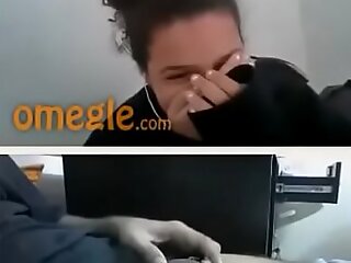 Cute teen can't stop laughing readily obtainable my tiny cock omegle sph