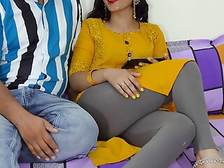 Indian sexy ungentlemanly Priya seduced stepbrother by watching adult film with him