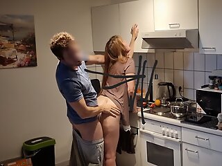 StepSister Gets Fucked When No One Is Watching - Family Salesman