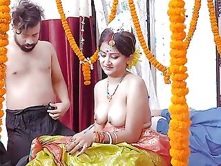 Cheating wife part 02 Newly Married wife with Her Boy Friend Hardcore Have sex in front be worthwhile for Her Husband ( Hindi Audio )
