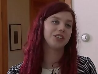 Redhead legal age teenager shemale got obbsesed with respect to an obstacle spot of bother teacher