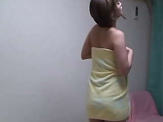 Japanese Teen Takes a Shower and Switches to Nightie