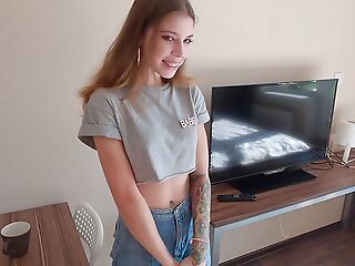 Step Brother Cum Twice With His New Step Sister