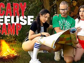 Impertinent Camp Counselor Free Uses His Stubborn Campers Gal And Selena - FreeUse Fantasy