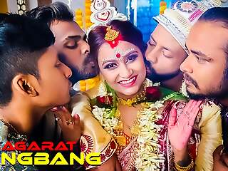 GangBang Suhagarat - Besi Indian Wife Very 1st Suhagarat with Four Skimp ( Vigorous Movie )