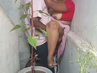 Village aunty with habitation woner stepson having sex 2nd dumfound