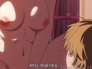 Maki gave denji a good time be required of listening to her -CHAINSAWMAN